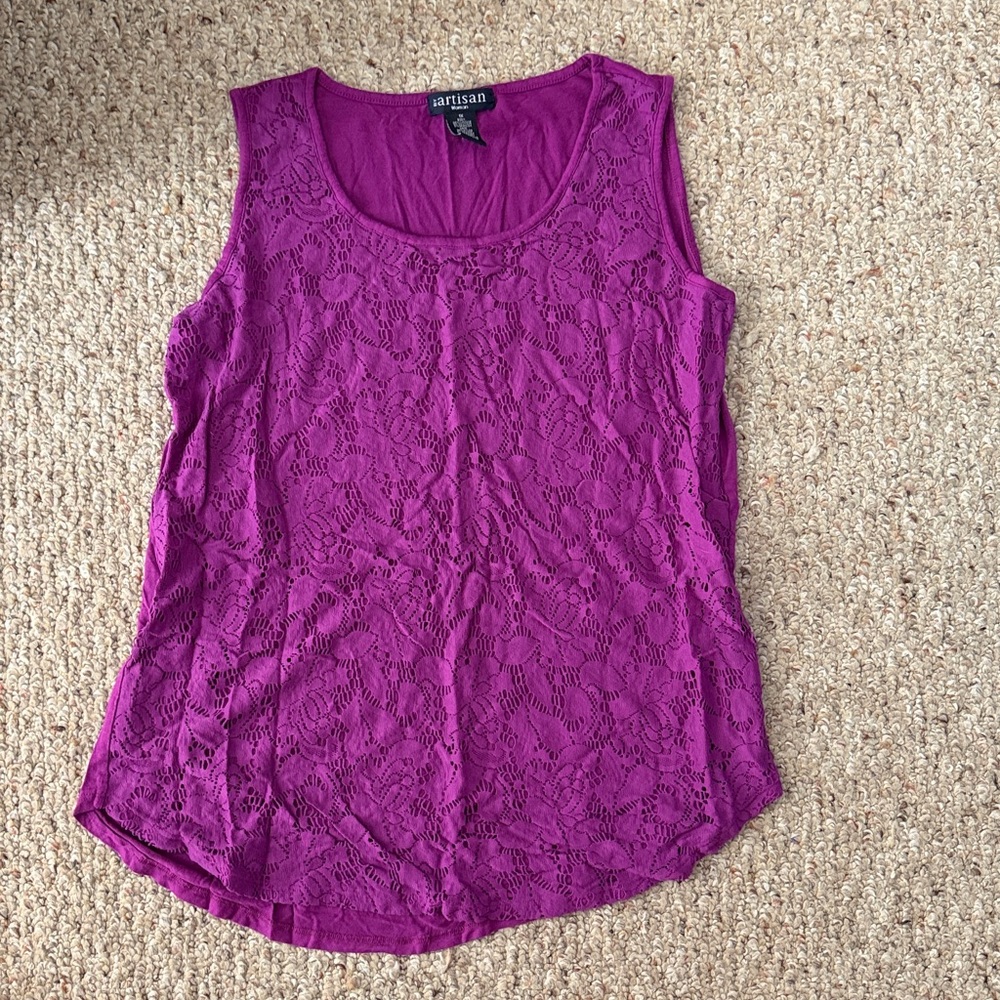 Purple tank top